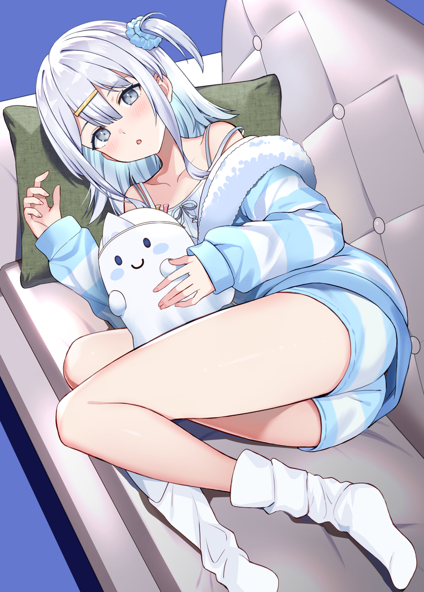 This is a pixiv picture whose title is skeb 涼月すいちゃん.