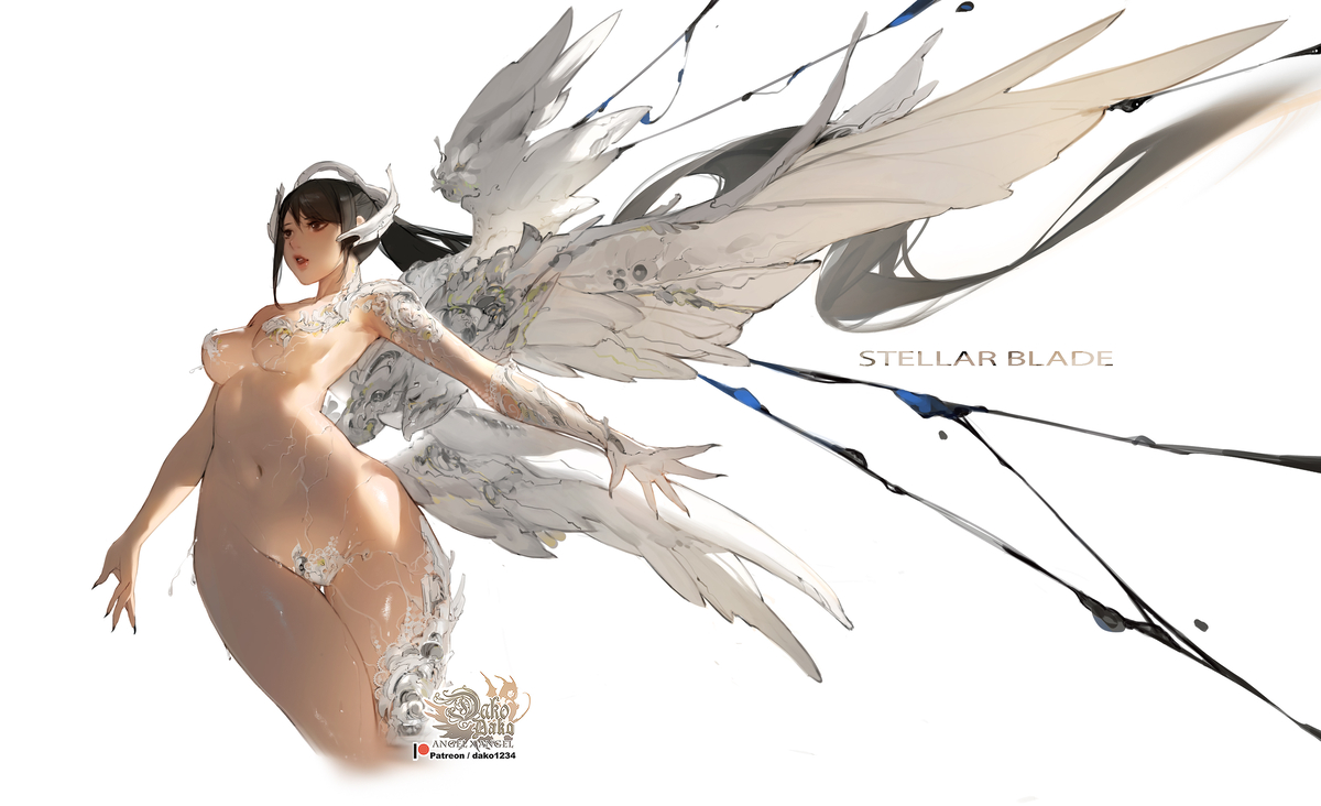 This is a pixiv picture whose title is Stellar Blade.