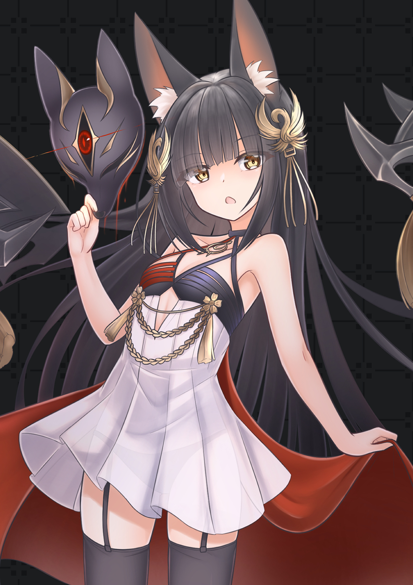 This is a pixiv picture whose title is 長門META.