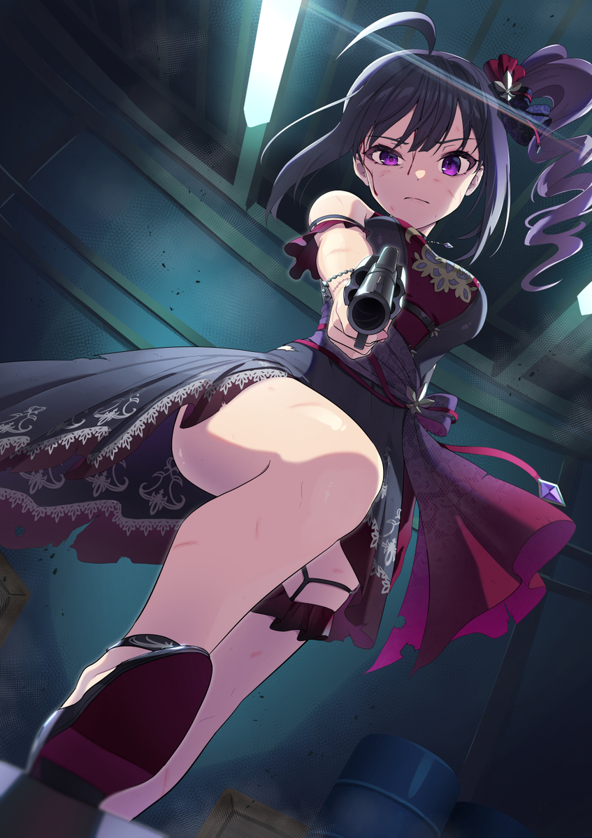 This is a pixiv picture whose title is センチメント・ヒットウーマン.