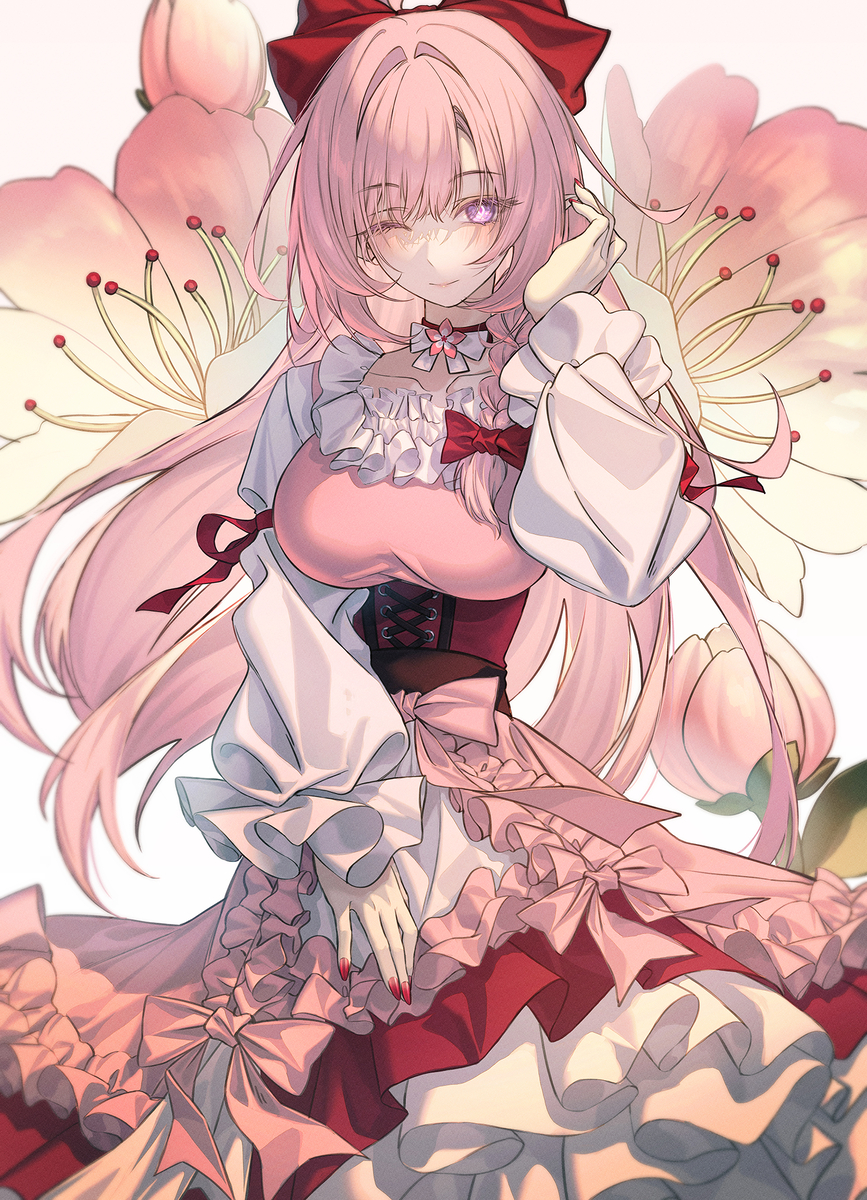 This is a pixiv picture whose title is Elysia🌸.