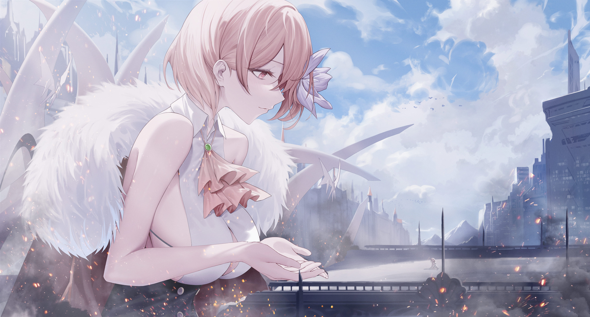 This is a pixiv picture whose title is パインレイドの橋.