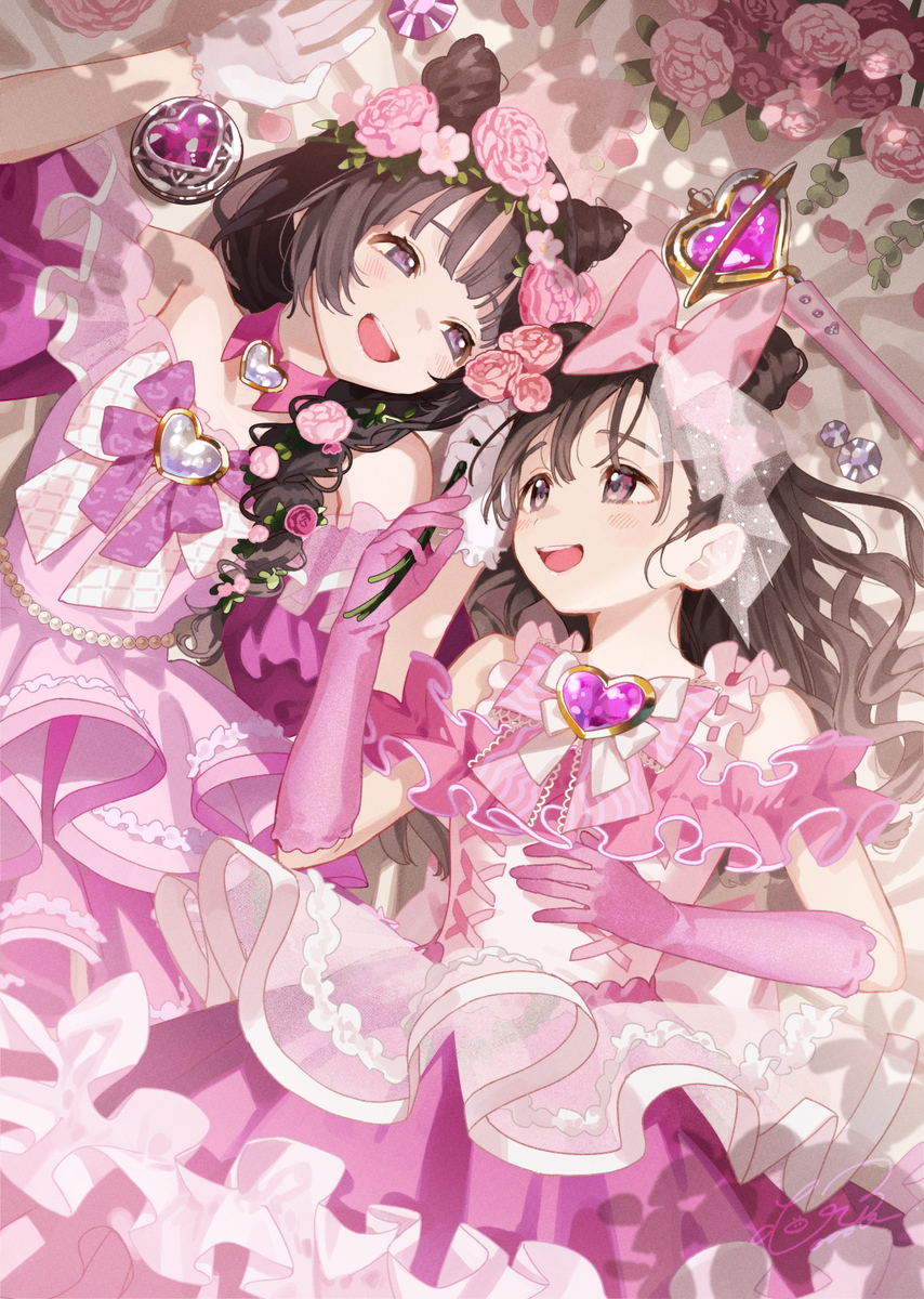 This is a pixiv picture whose title is Otome Pink.