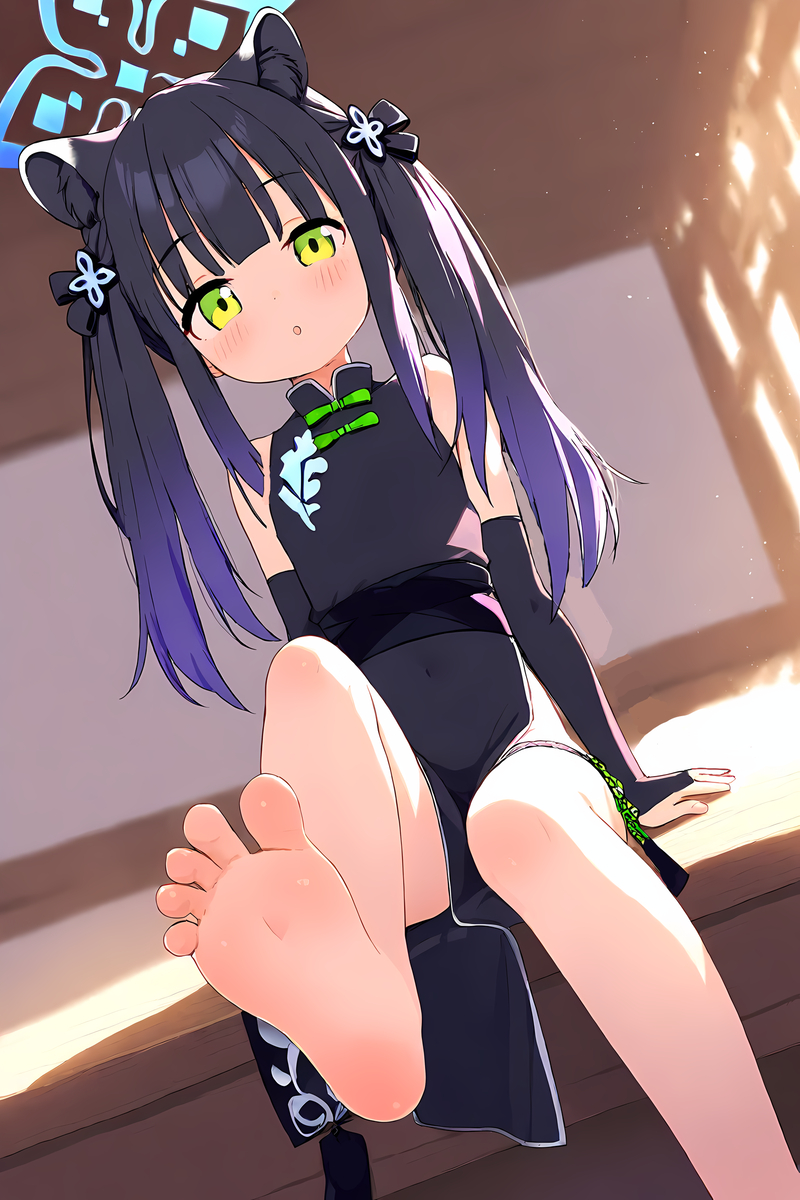 This is a pixiv picture whose title is 【碧蓝档案】孤独な時間！？.