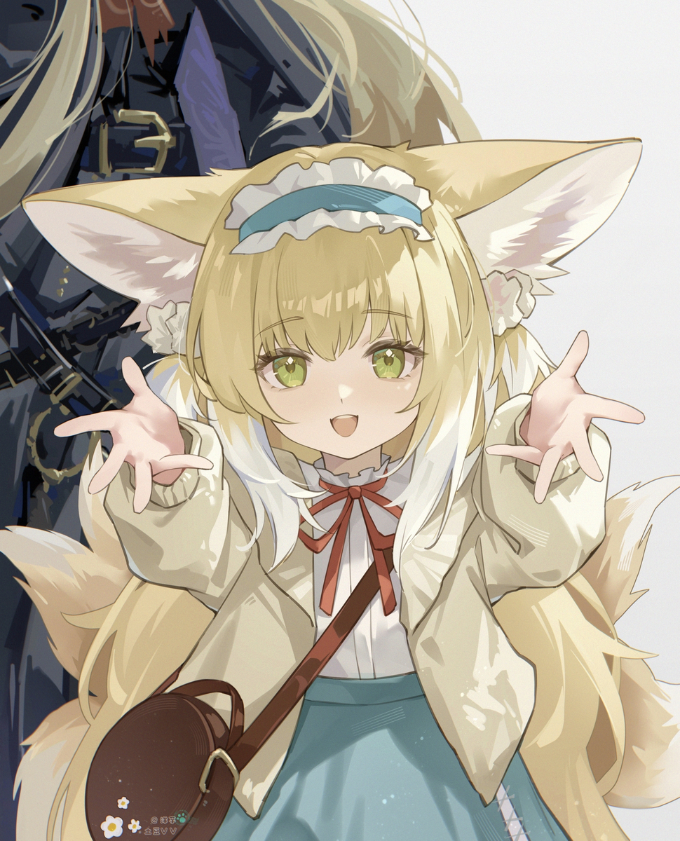 This is a pixiv picture whose title is 铃兰抱抱❤️.