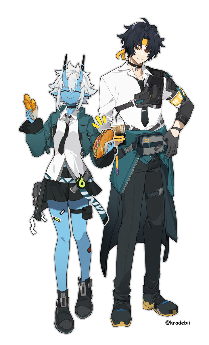 This is a pixiv picture whose title is ゼンゼロ/ Zenless Zone Zero.