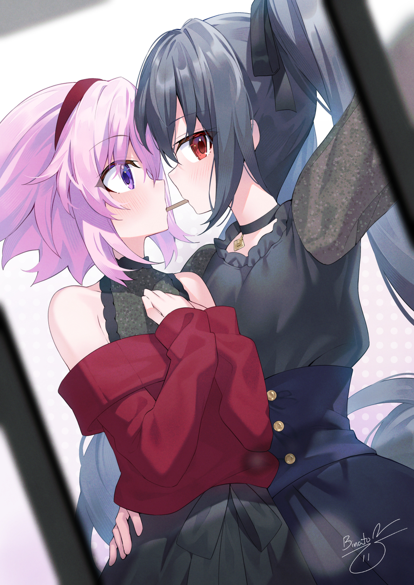 This is a pixiv picture whose title is Pocky Day~❤️.