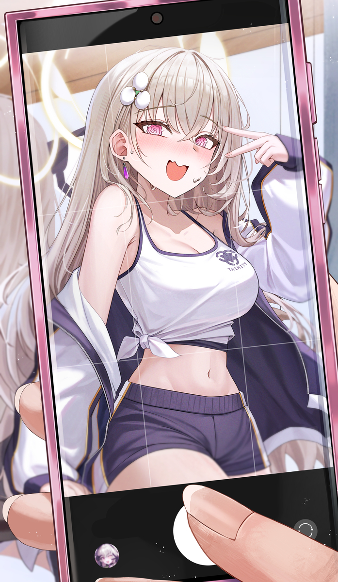 This is a pixiv picture whose title is ?!.
