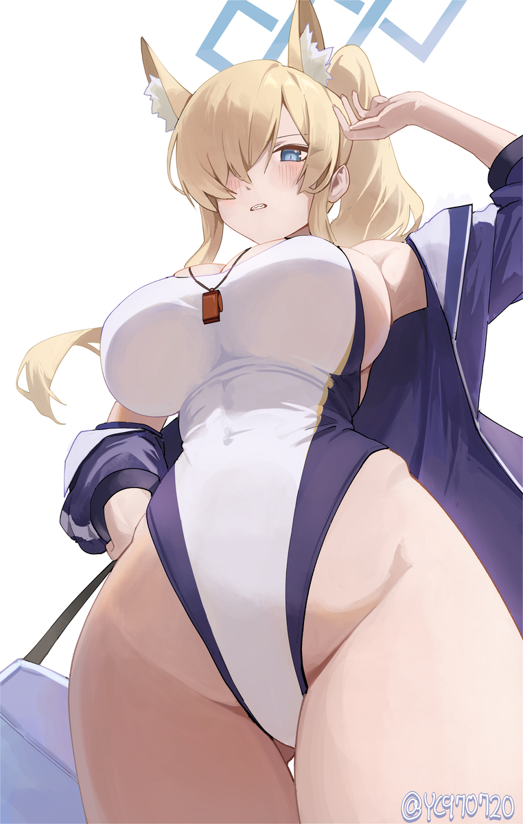 This is a pixiv picture whose title is 水着カンナ.