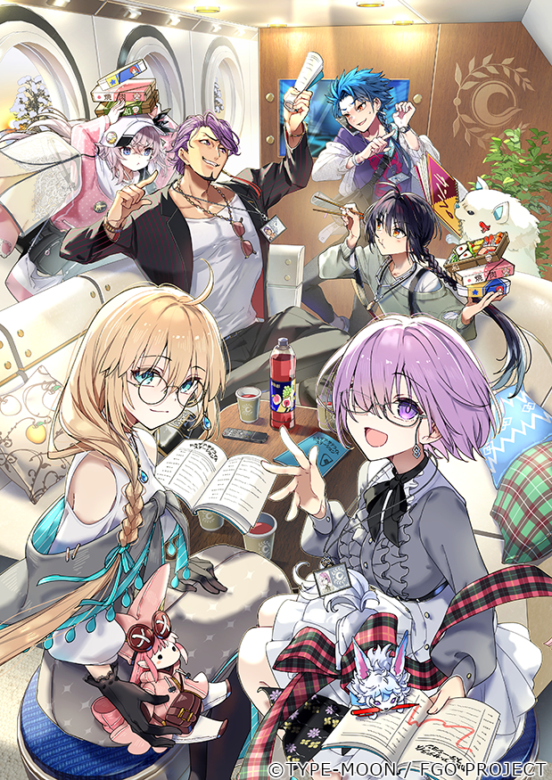 This is a pixiv picture whose title is FGO「カルデア・サテライトステーション 2024-2025」.