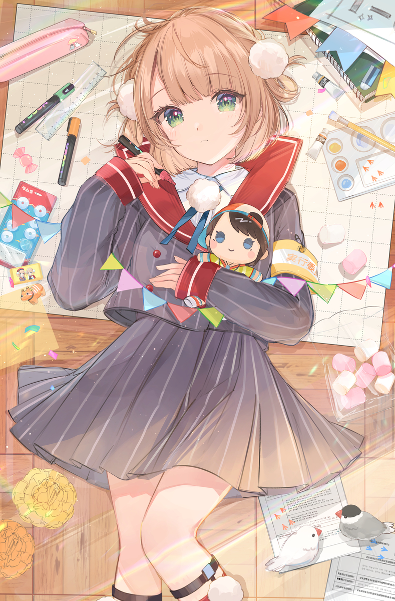 This is a pixiv picture whose title is 📒🎨.