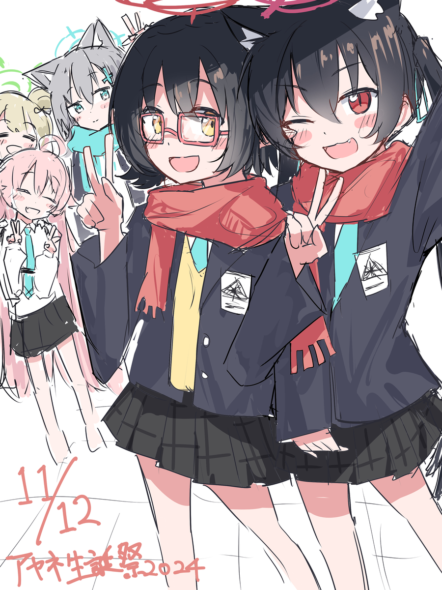 This is a pixiv picture whose title is アヤネ誕生日おめでとう！！！.