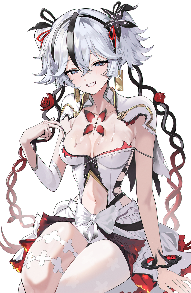 This is a pixiv picture whose title is ツバキ.