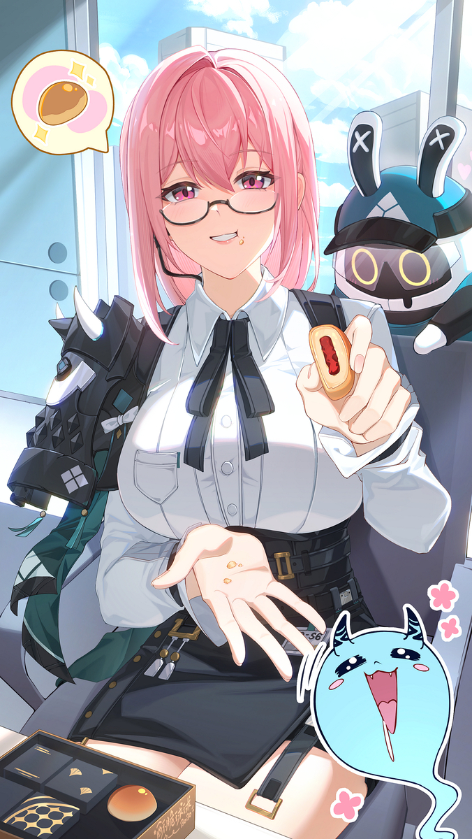 This is a pixiv picture whose title is 柳姐姐的红豆包！好吃捏~.