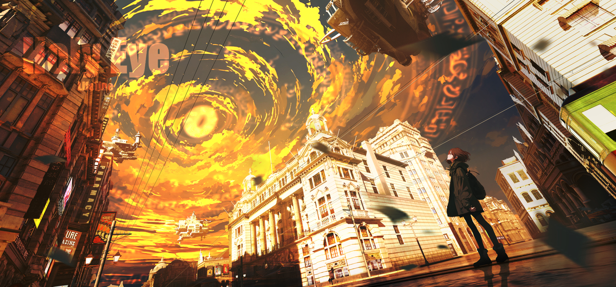 This is a pixiv picture whose title is Holy Eye.