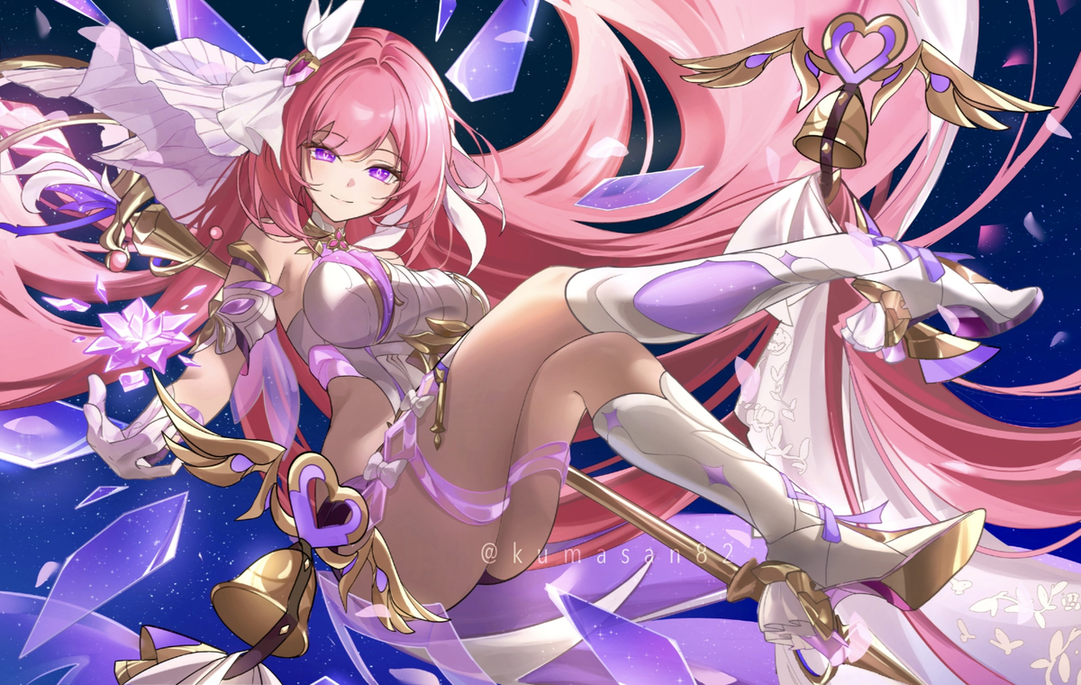 This is a pixiv picture whose title is エリシア生誕祭.