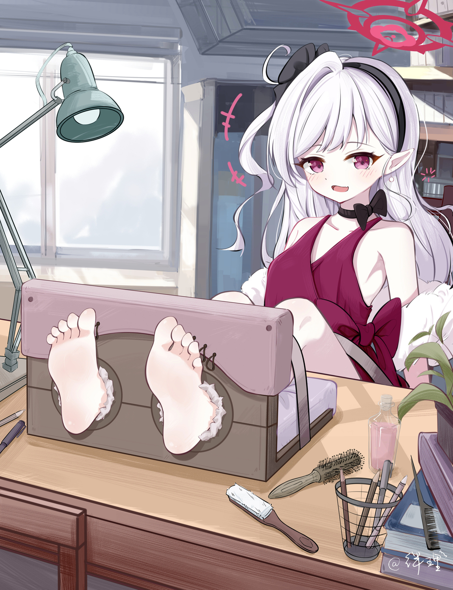 This is a pixiv picture whose title is 老师只会玩这种没用的小孩子把戏嘛～.