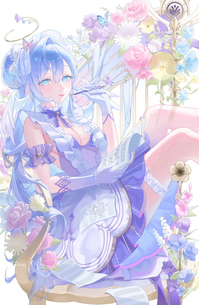 This is a pixiv picture whose title is spring.