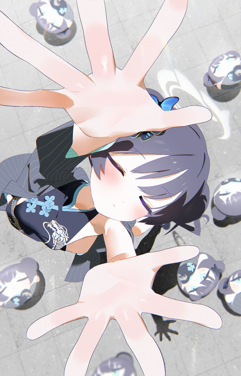 This is a pixiv picture whose title is 17日 🙌.