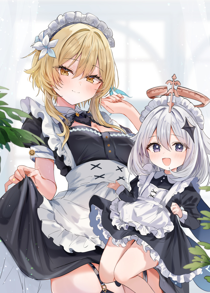 This is a pixiv picture whose title is メイドほたパイ✨.
