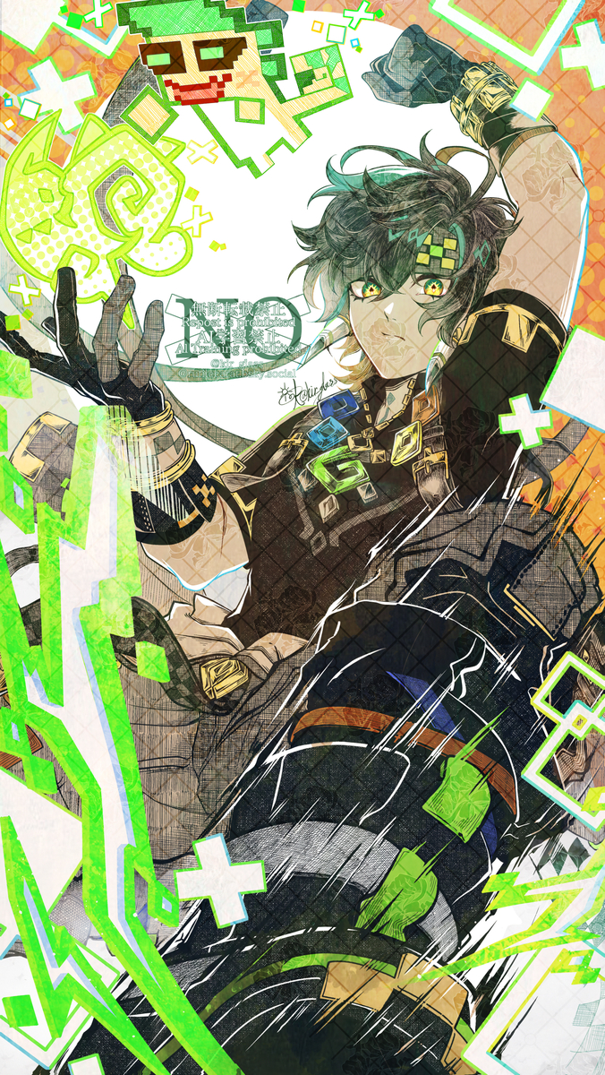 This is a pixiv picture whose title is KINICH.