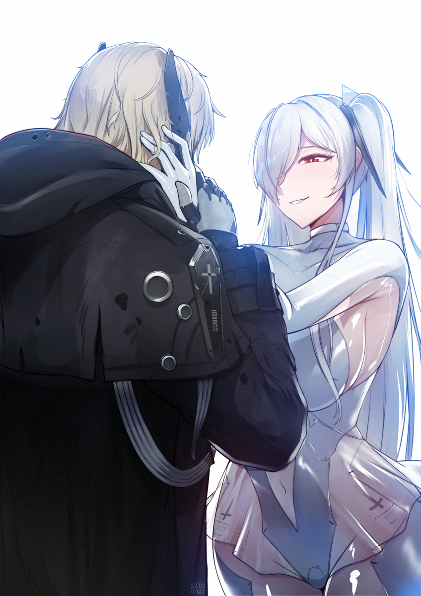 This is a pixiv picture whose title is 運命的な出会い.