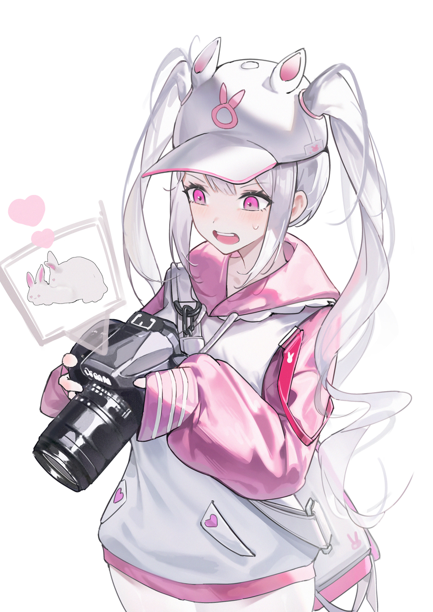 This is a pixiv picture whose title is うさぎ~.