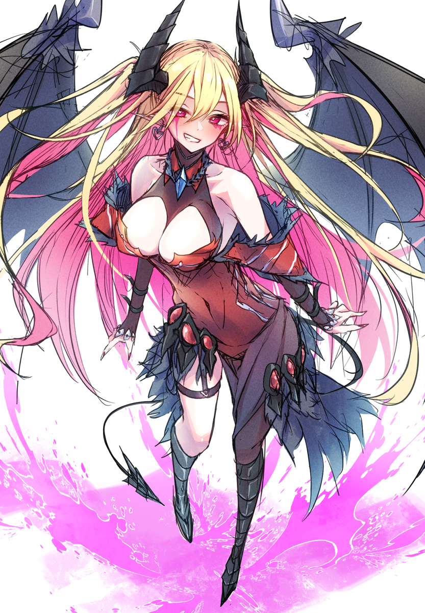 This is a pixiv picture whose title is 紅涙の魔ラクリモーサ.