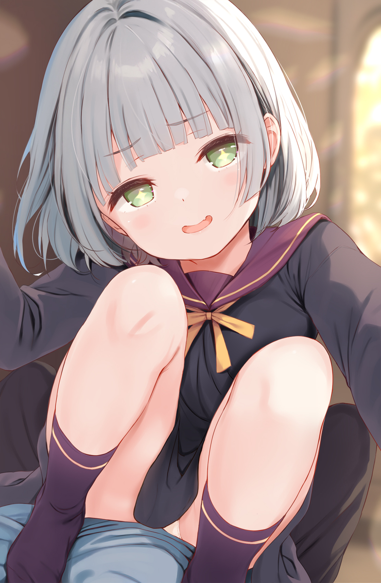 This is a pixiv picture whose title is 上に乗られて.