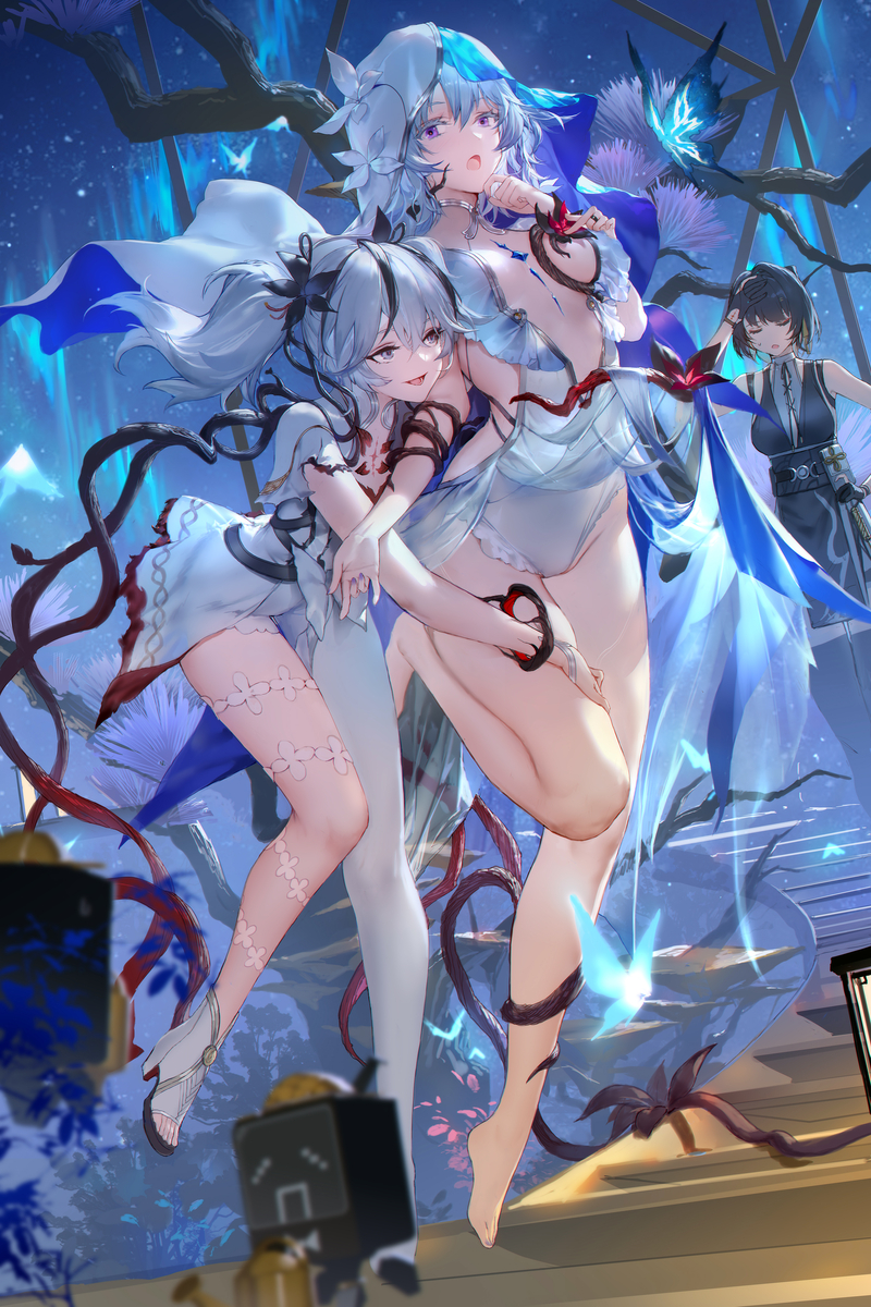This is a pixiv picture whose title is -往昔-.