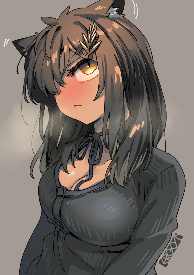 This is a pixiv picture whose title is 甘えん坊.