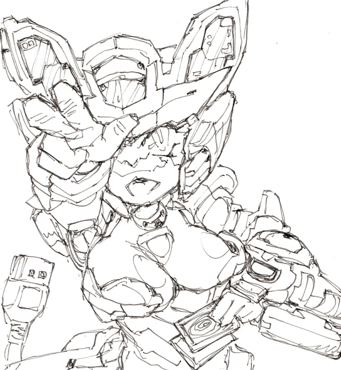 This is a pixiv picture whose title is デュエリストガンミィちゃん「ガッチャ!」.