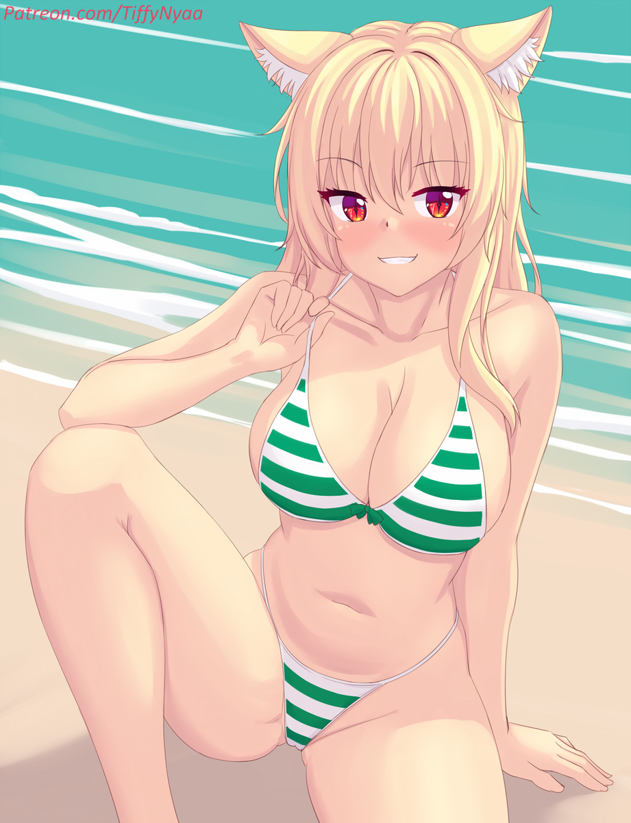 This is a pixiv picture whose title is Tiffy sexy bikini~~.