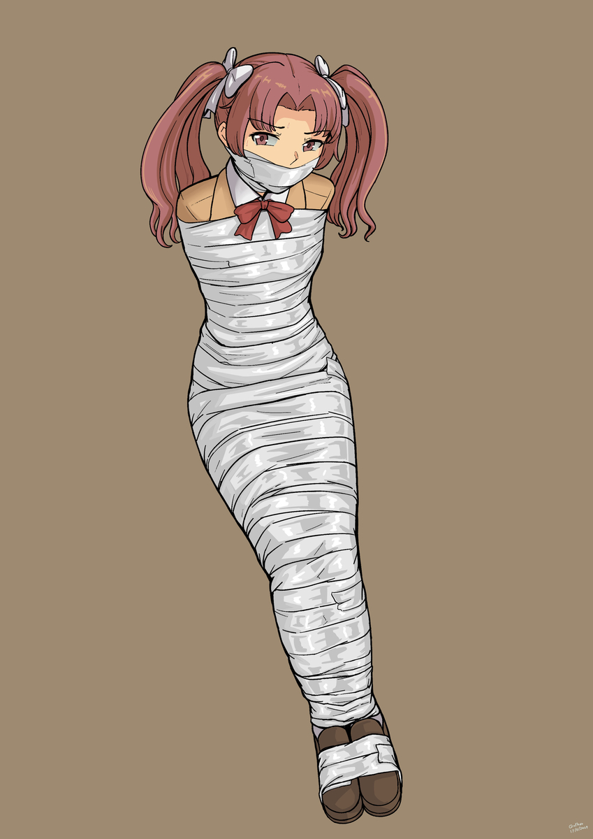 This is a pixiv picture whose title is Shirai - White tape mummy.