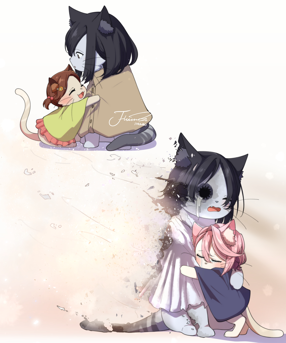 This is a pixiv picture whose title is To a kinder world.