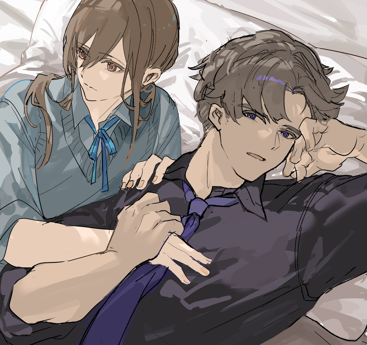 This is a pixiv picture whose title is 無題.