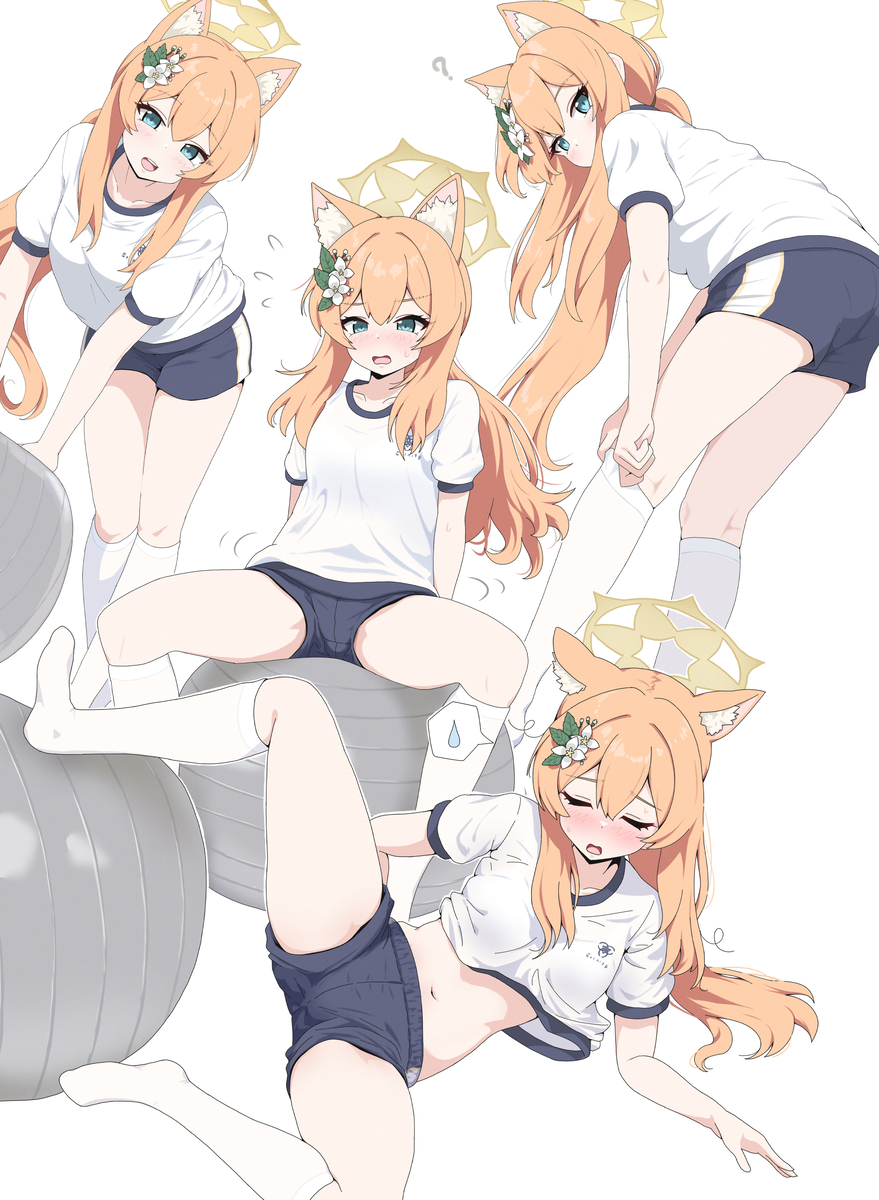 This is a pixiv picture whose title is 体操服いおちマリー.