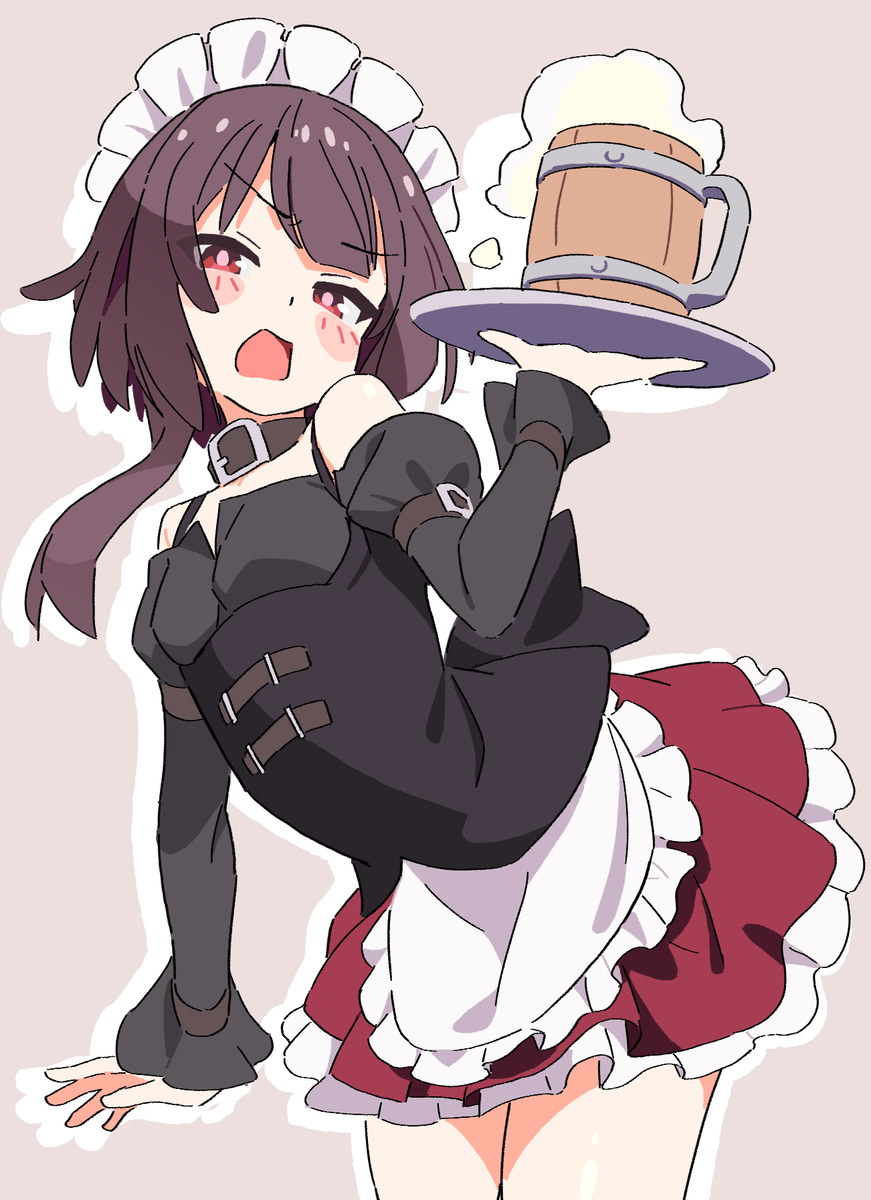 This is a pixiv picture whose title is アルバイトめぐみん.