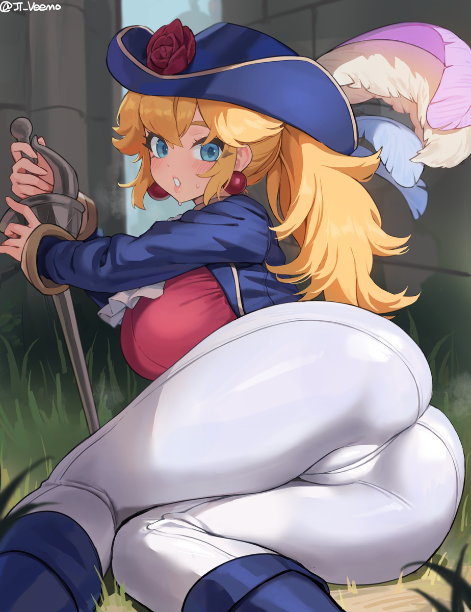 This is a pixiv picture whose title is Swordfighter Peach.