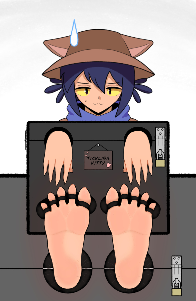 This is a pixiv picture whose title is 【Oneshot】Niko Tickles (Request).