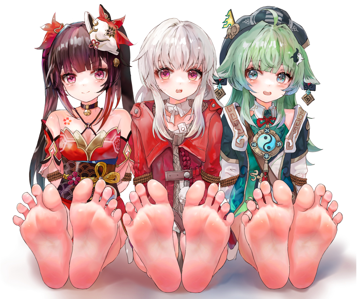This is a pixiv picture whose title is 花火&克拉拉&藿藿.