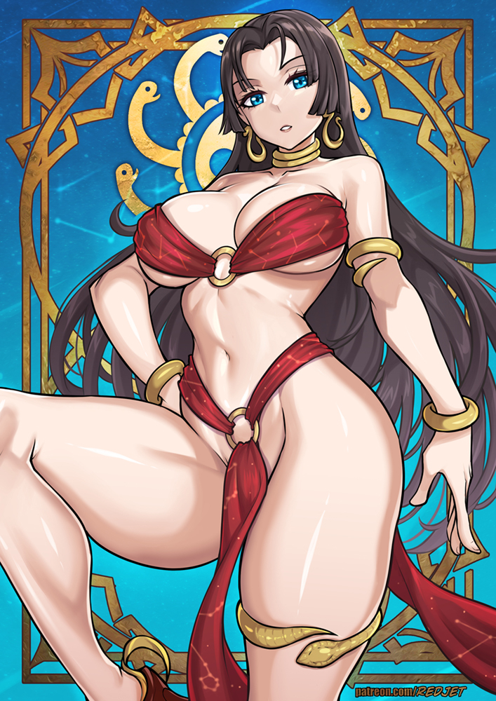 This is a pixiv picture whose title is ボア･ハンコック - Goddess series.