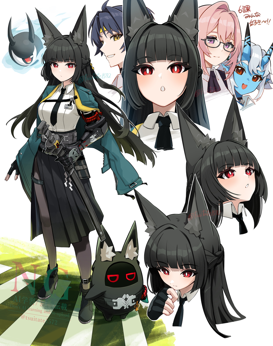 This is a pixiv picture whose title is 雅.