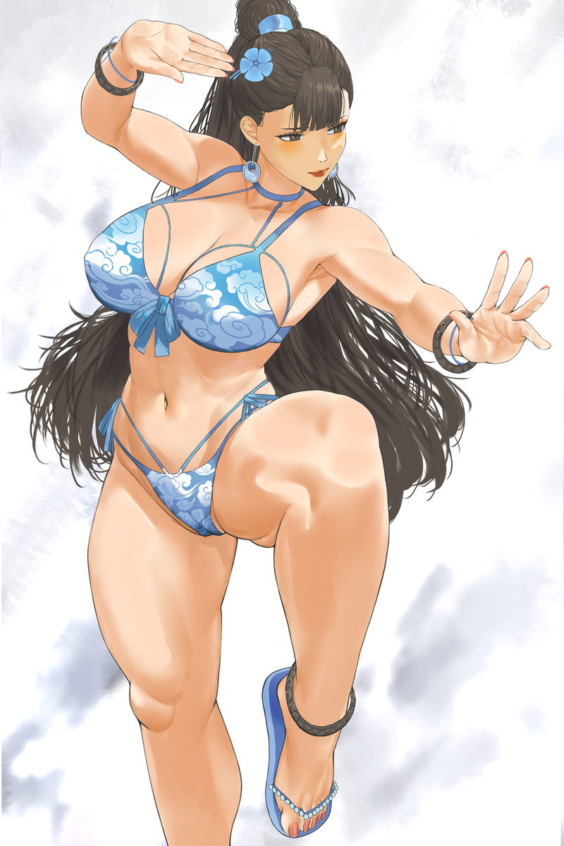 This is a pixiv picture whose title is 春麗.