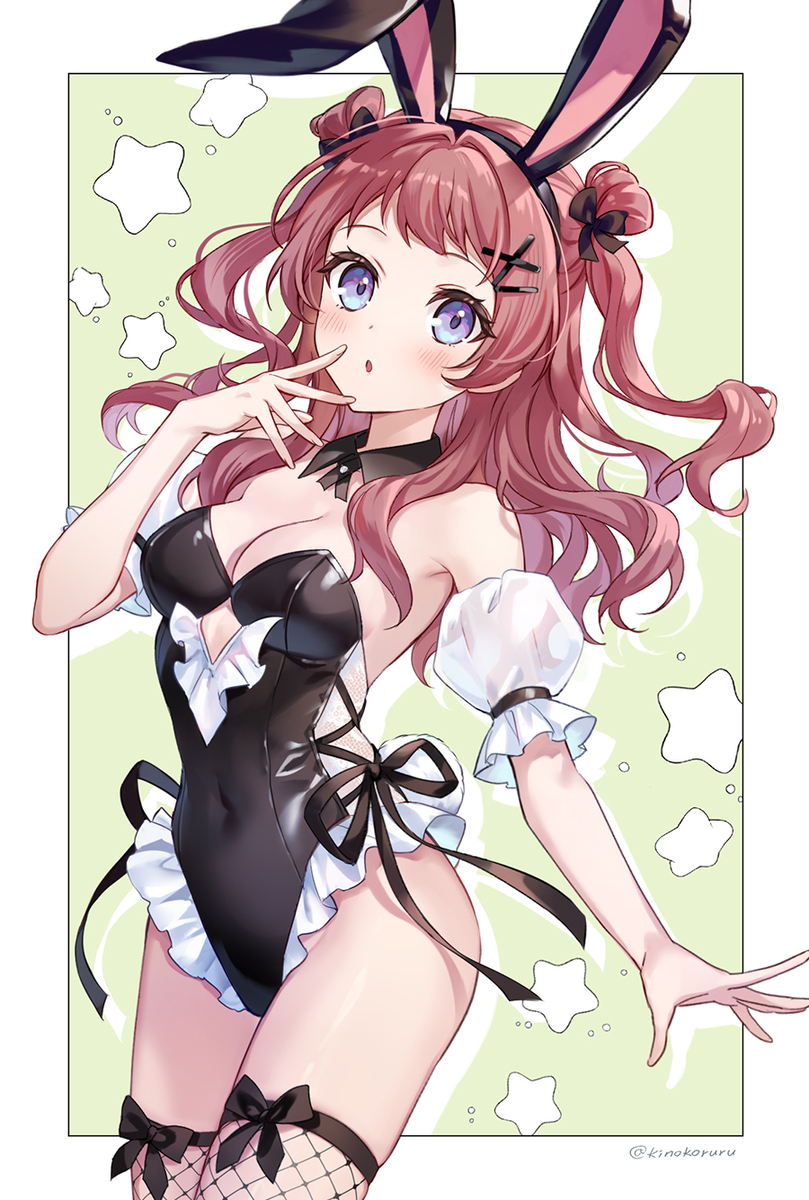 This is a pixiv picture whose title is バニー咲季.