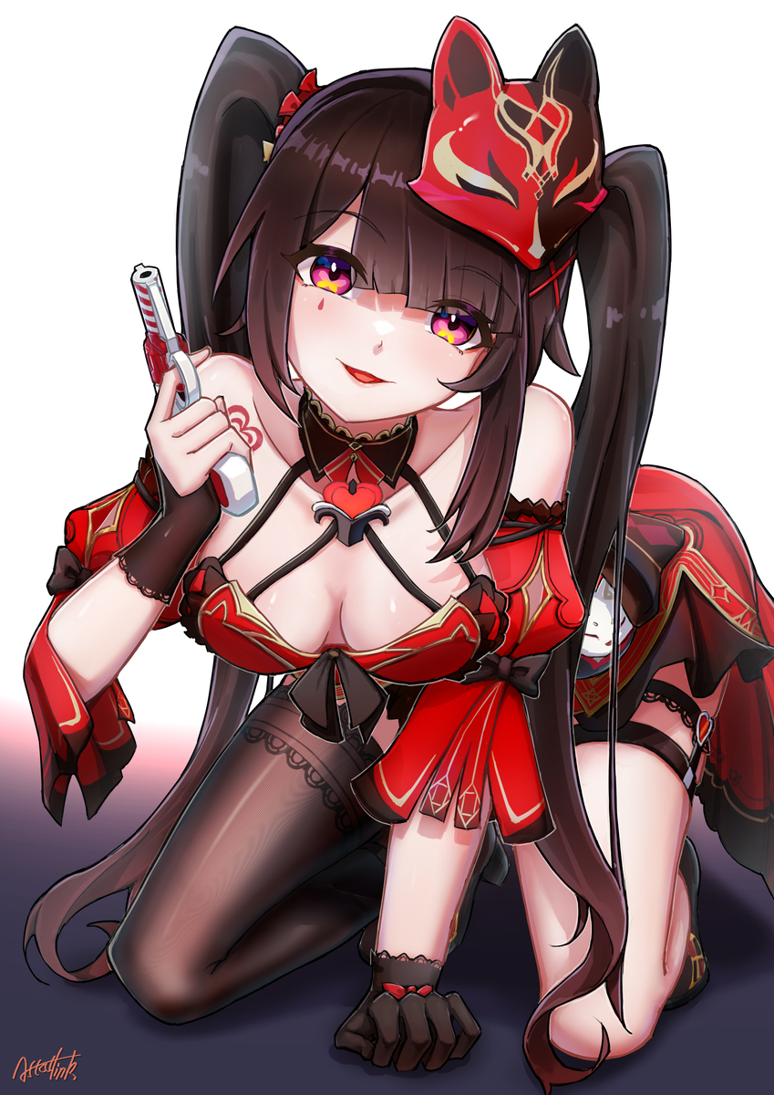 This is a pixiv picture whose title is 画个小花火.