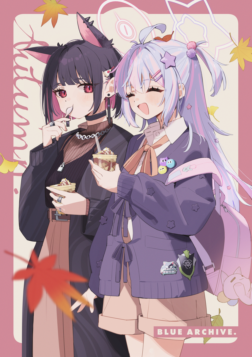This is a pixiv picture whose title is 🍂.