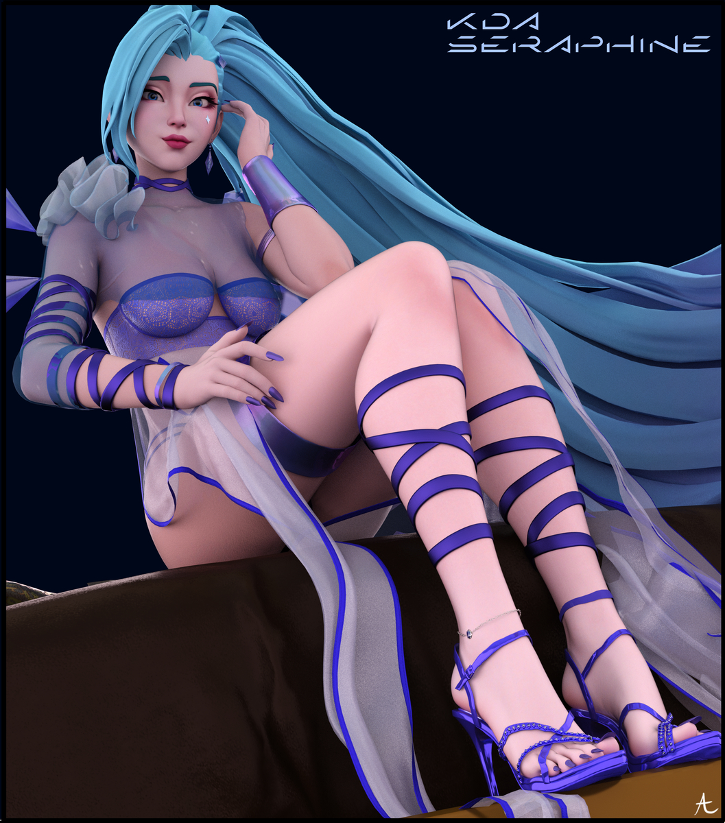 This is a pixiv picture whose title is KDA Sera.