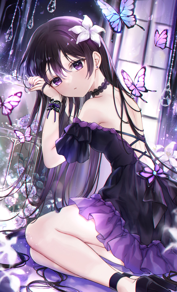 This is a pixiv picture whose title is 🦋.