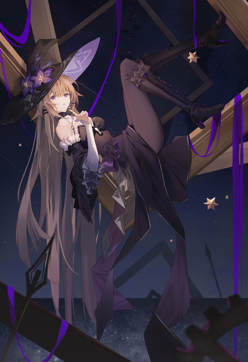 This is a pixiv picture whose title is The Herta.